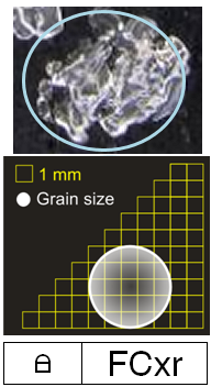 Snow Grains Photo Gallery | Rounding faceted particles: [FCxr]